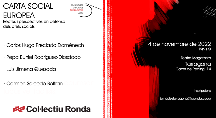 CARTA SOCIAL EUROPEA: Retos y perspectiva en defensa de los derechos sociales