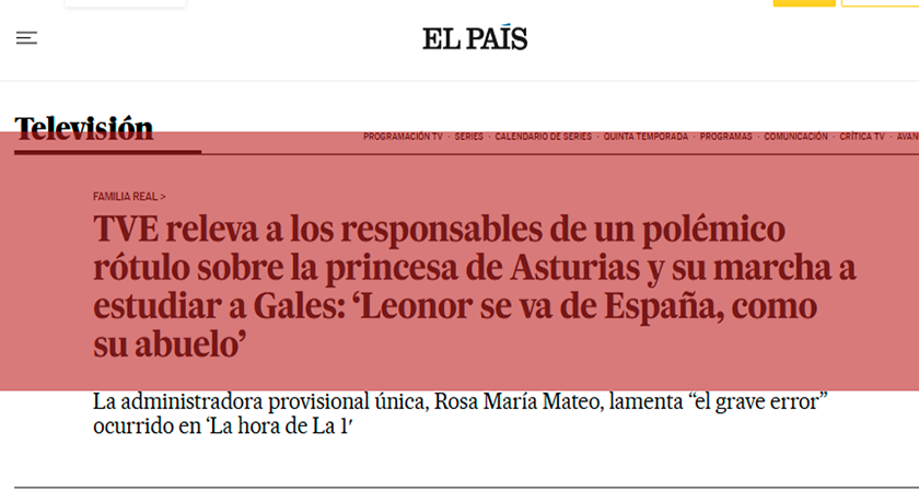 El TSJM obliga a readmitir al guionista que rotuló «Leonor se va de España, como su abuelo»