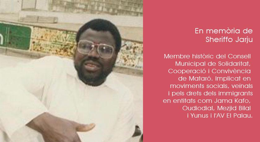 Un record per al referent de la comunitat centre-africana a Mataró