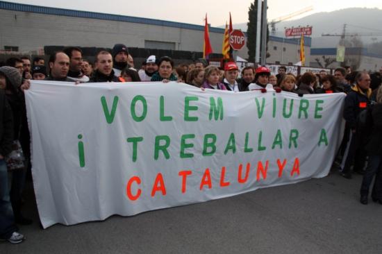 Vaga contra el tancament