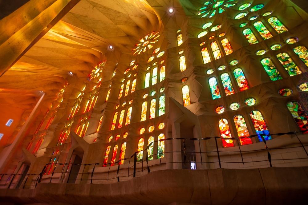 Interior de la Sagrada Família 