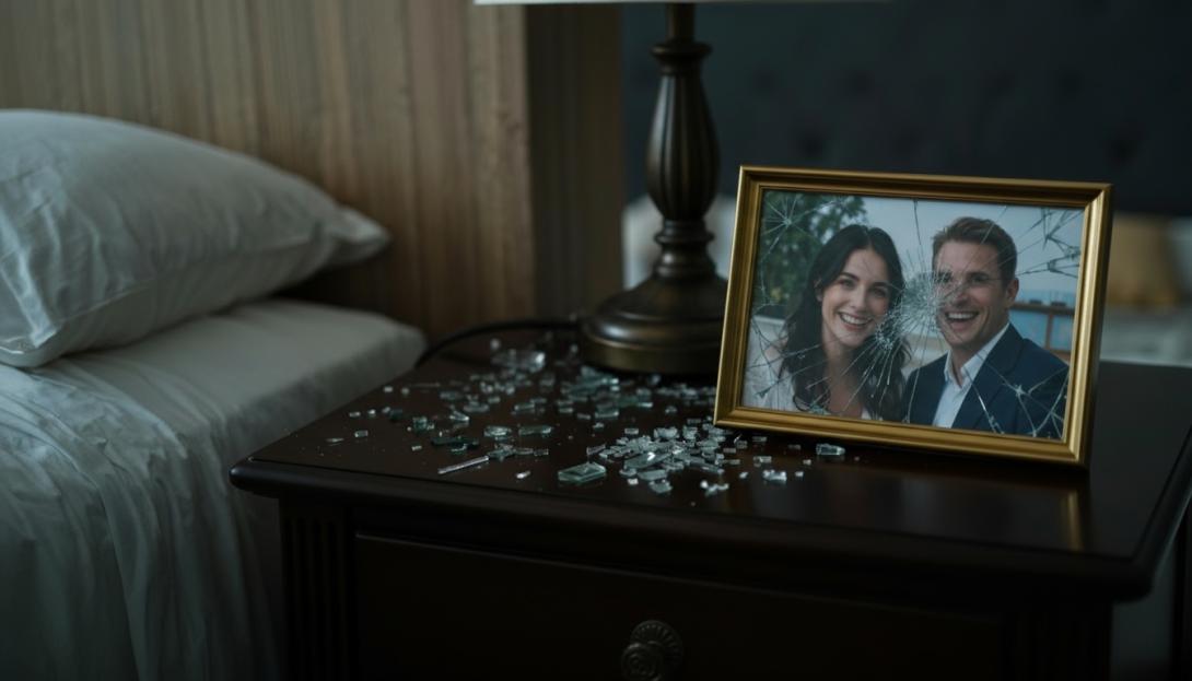 retrat trencat de parella